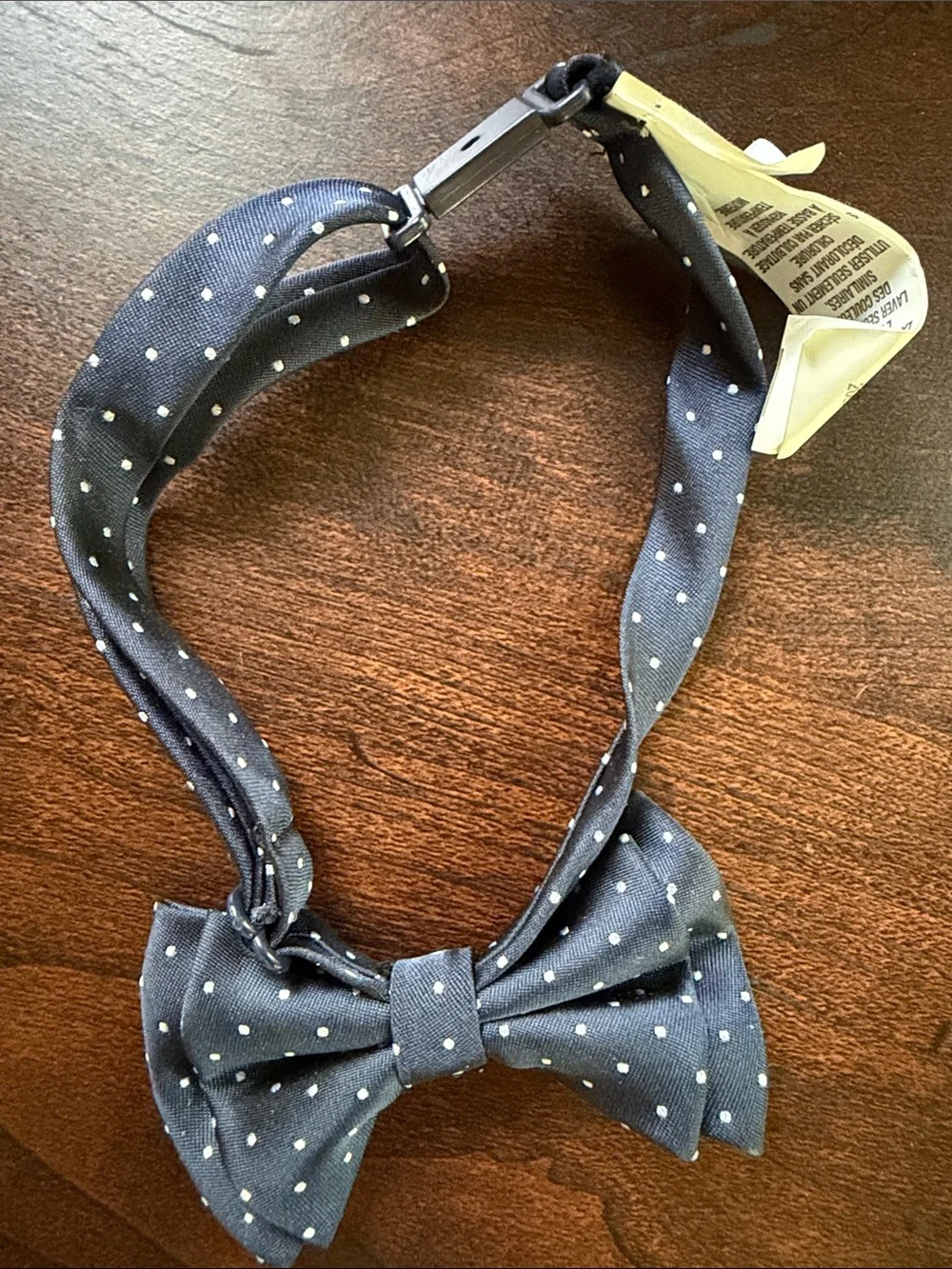 The Children's Place Navy Polka Dot Pre-Tied Bow Tie